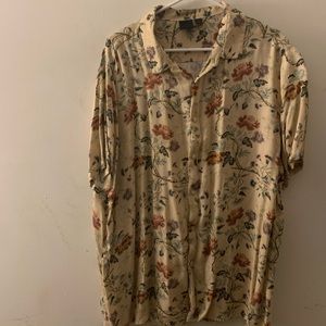 ASOS Floral Print Button Down Shirt
